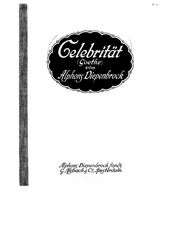 Diepenbrock - Celebrität - Score