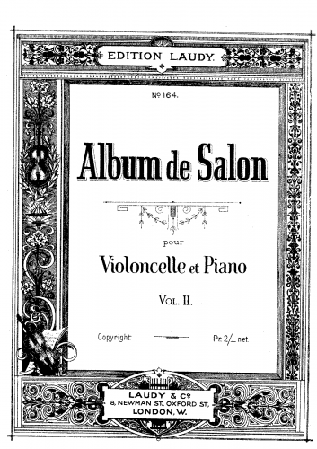 Have - Deux Mélodies - No. 1: Romance For Cello and Piano (Have) - Piano Score and Cello part