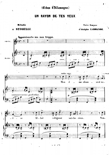 Stigelli - Die schönsten Augen - Score