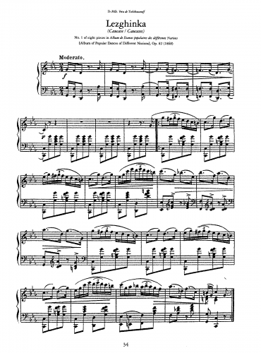 Rubinstein - 7 National Dances, Op. 82 - 2. Lezghinka