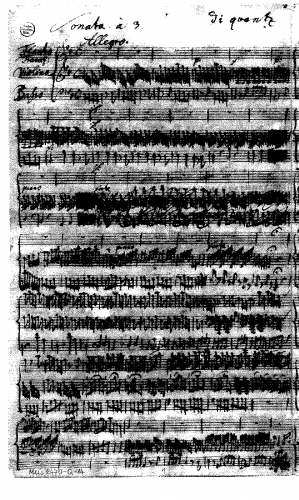 Quantz - Triosonata in D major, QV 2:9 - Score