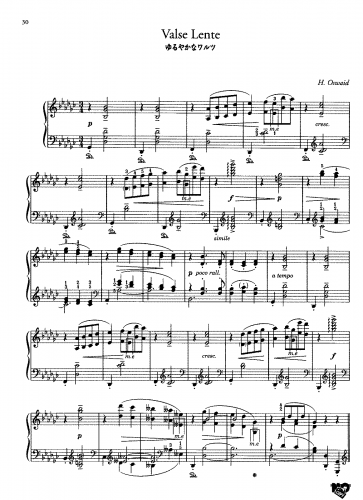 Oswald - Valse Lente - Score