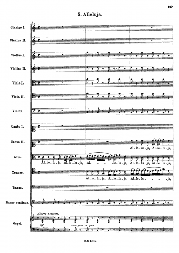 Buxtehude - Alleluja - Score