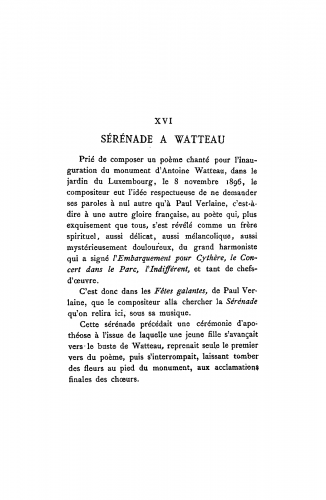 Charpentier - Sérénade à Watteau - For Voice, Female Chorus and Piano (Charpentier) - Score