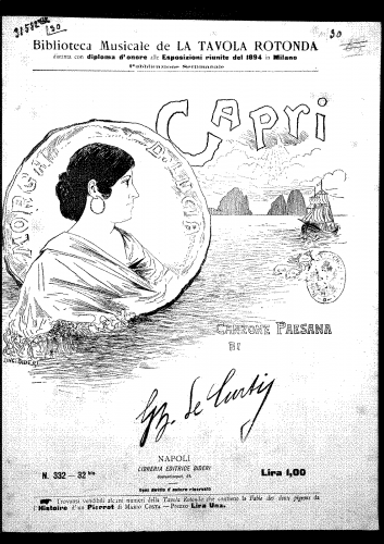 De Curtis - Capri - Score