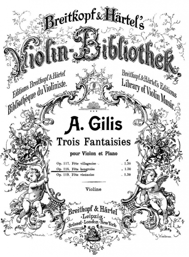 Gilis - Fête Hongroise, Op. 118 - Violin part