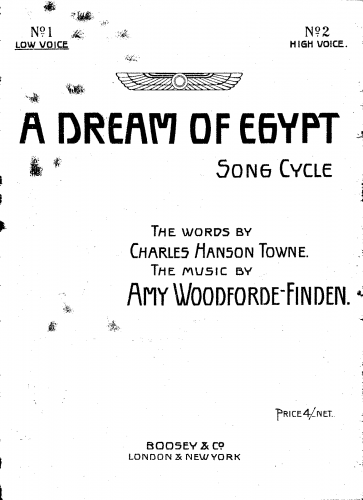 Woodforde-Finden - A Dream of Egypt - A Dream of Egypt (Low Voice)