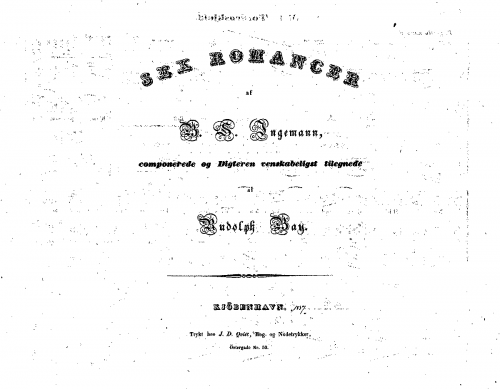 Bay - Sex Romancer af B. S. Ingemann - Score