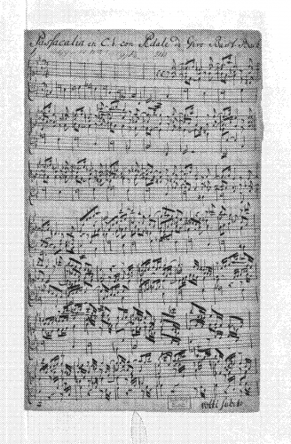 Bach - Passacaglia in C minor - Organ Scores - Score