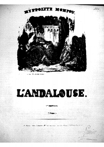 Monpou - L'Andalouse - Score
