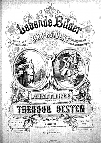 Oesten - Lebende Bilder - Piano Score - Heft III, No. 9-12