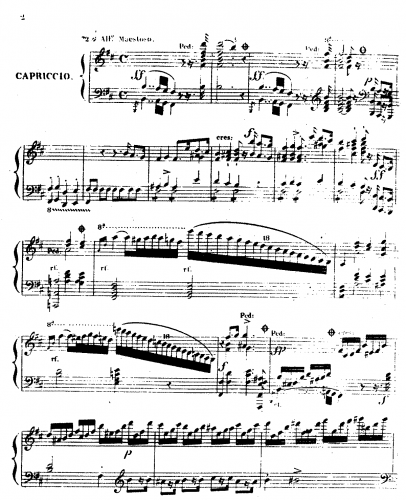 Kalkbrenner - Capriccio, Op. 104 - Score