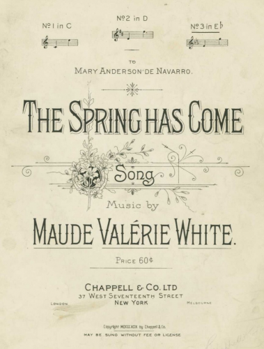 White - The Spring has Come! - Score