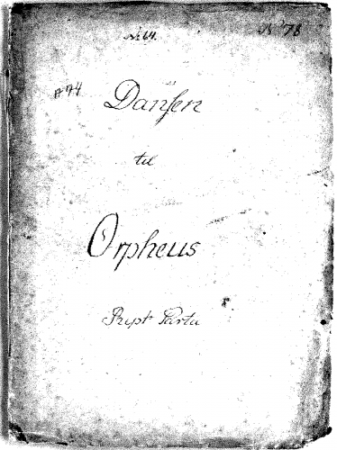 Naumann - Orpheus og Eurydike - Selections - Dances - repetiteur