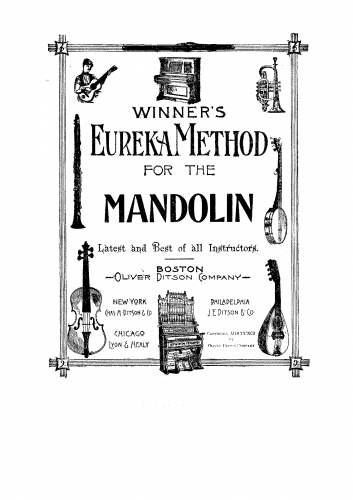 Winner - Eureka Method for the Mandolin - Score