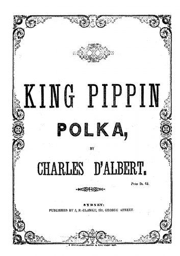 Albert - King Pippin Polka - Piano Score
