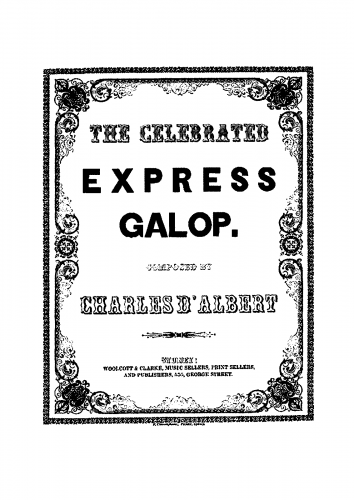Albert - The Celebrated Express Galop - Score