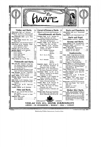 Verdalle - Larghetto, Op. 20 - Score
