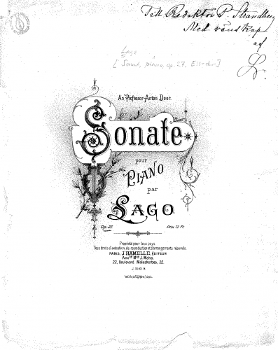 Netzel - Piano Sonata - Score