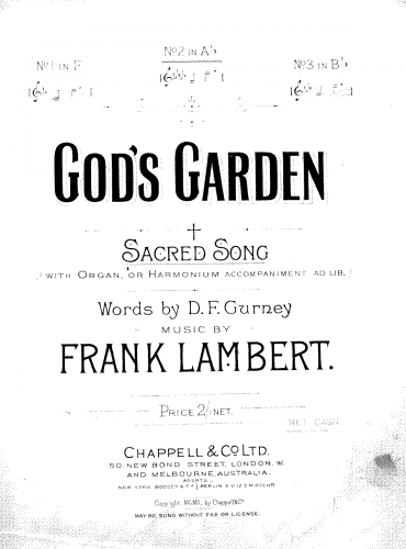 Lambert - God's Garden