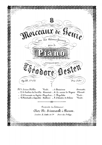 Oesten - Morceaux de Genre, Op. 92 - 7. Rigoletto