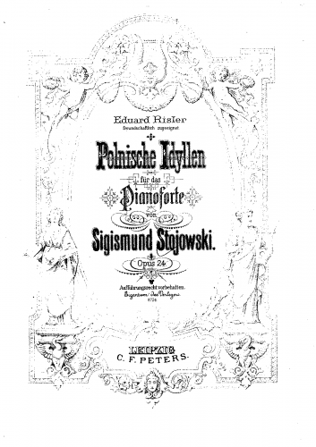 Stojowski - Polish Idylls, Op. 24 - Score