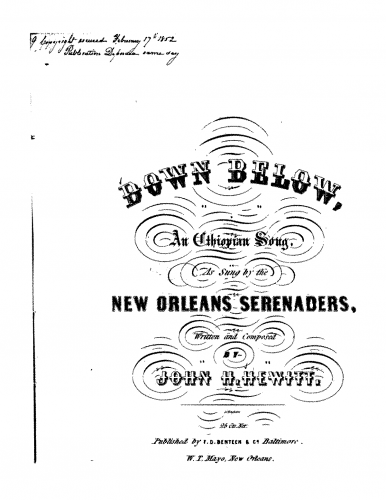 Hewitt - Down Below - Score