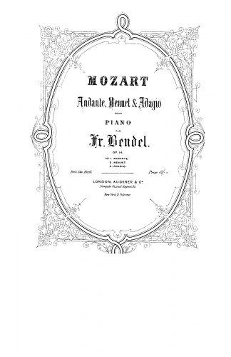 Bendel - Mozart - 3. Adagio