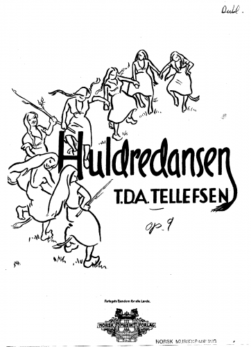 Tellefsen - Huldredansen, Op. 9 - Score