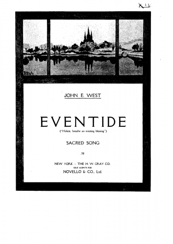 West - Eventide - Vocal Score