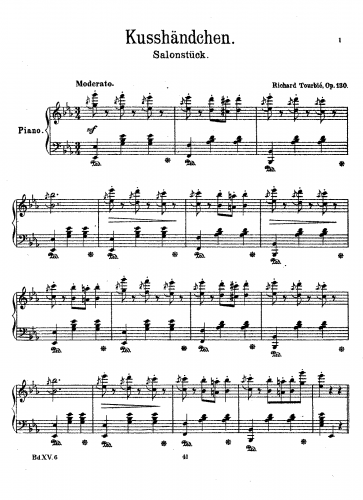 Tourbié - Kusshändchen - Score