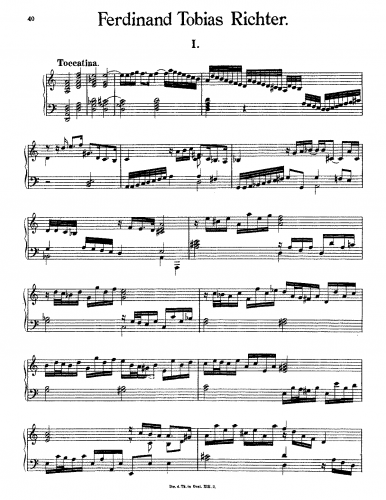 Richter - Suite I in D minor - Score