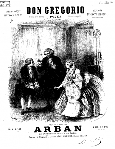 Arban - Polka sur 'Don Gregorio' - Score