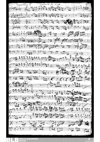 Molter - Concertino for Flute and 2 Violas da gamba in C major