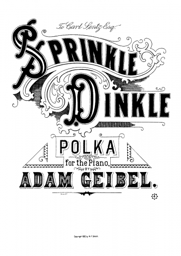 Geibel - Sprinkle Dinkle Polka - Score