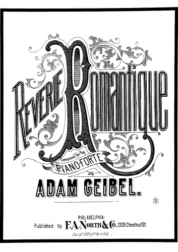 Geibel - Reverie Romantique - Score