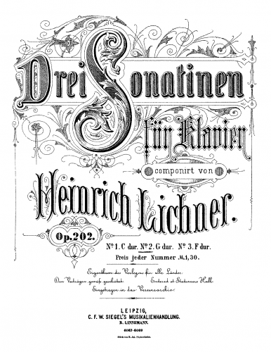 Lichner - 3 Sonatinen - Sonatine No. 2