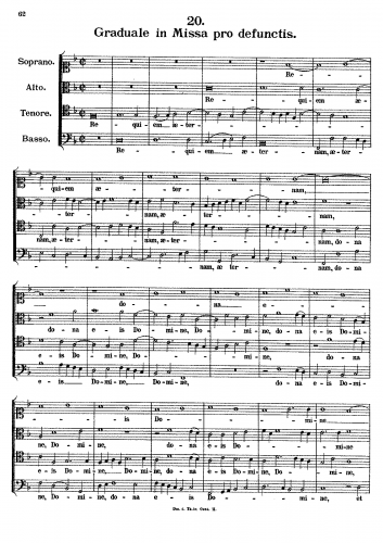 Fux - Requiem aeternam - Score