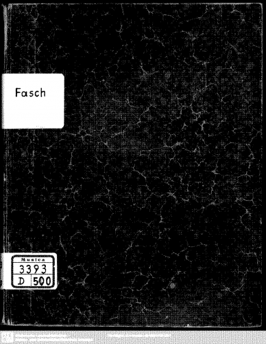 Fasch - ''Missa Ã  16 voci in Quattro Cori'' - Score