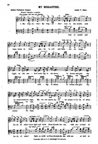 Saar - My Brigantine - Score