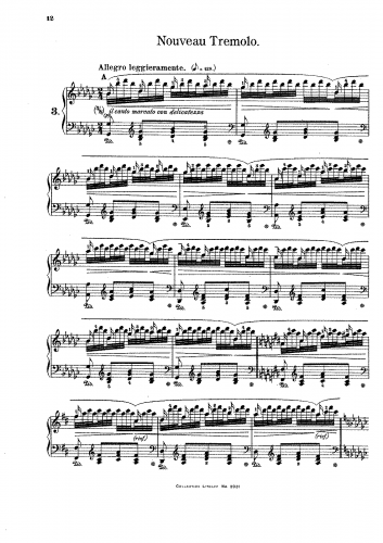 Mayer - Nouveau Tremolo - Score