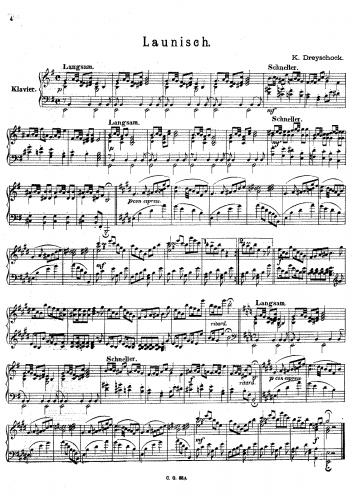 Dreyschock - Launisch - Score