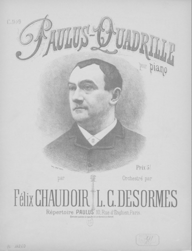 Chaudoir - Paulus-Quadrille - Score