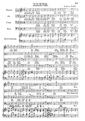 Senfl - Motet: Lieb, üb dein Heil! eil! - Score