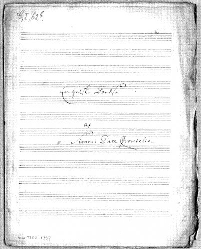 Croubelis - Engelske Dandsen - Score