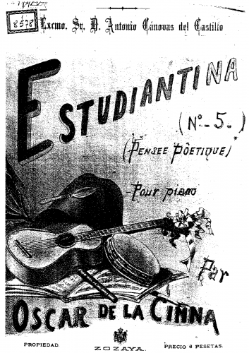 Cinna - Estudiantina, No. 5, op. 287 - Score