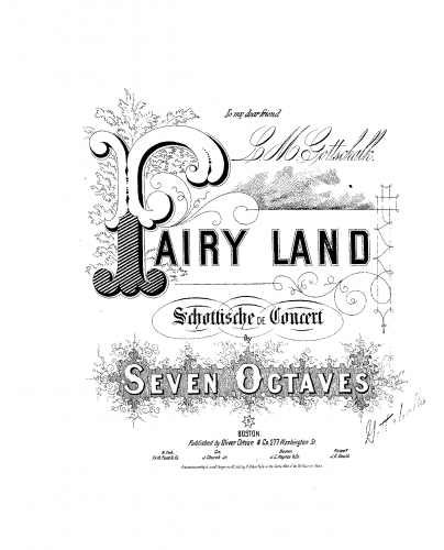 Gottschalk - Fairy Land - Score