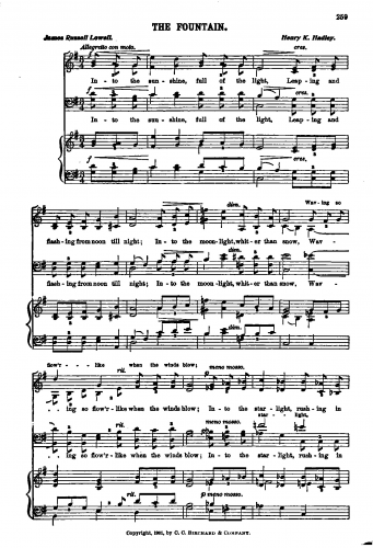 Hadley - The Fountain - Score