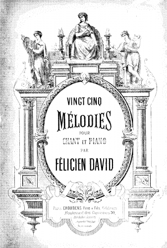 David - 25 Mélodies - Score