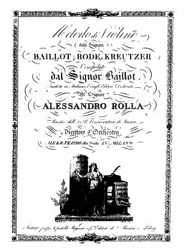 Baillot - Méthode de violon - Complete Book
